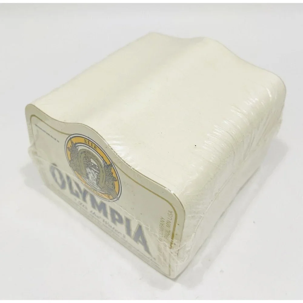 Vintage Olympia Beer Bottle Paper Labels Pack 11 oz Stubby Brewing Co. Tumwater